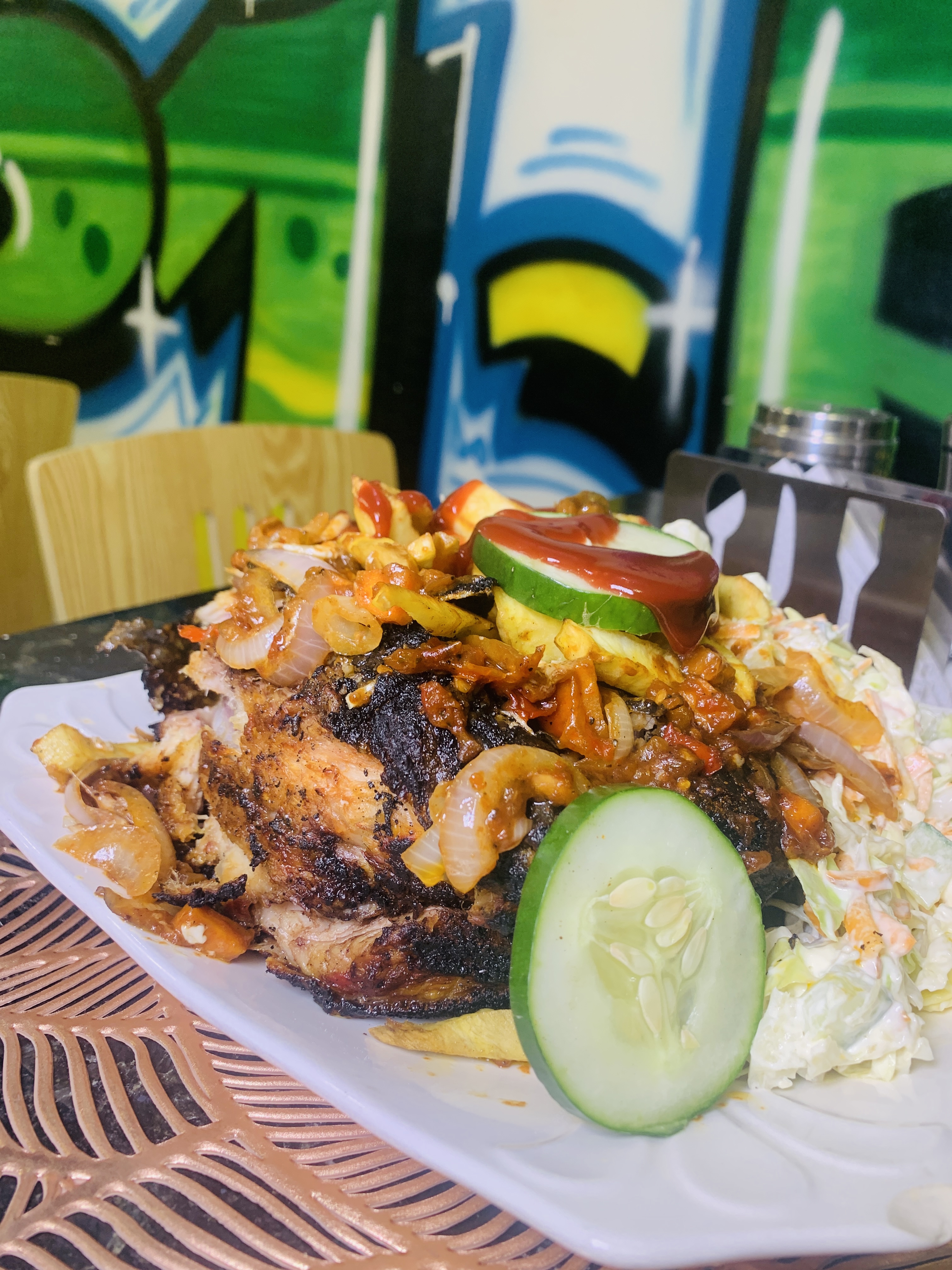 Chicken | Salad | Fries