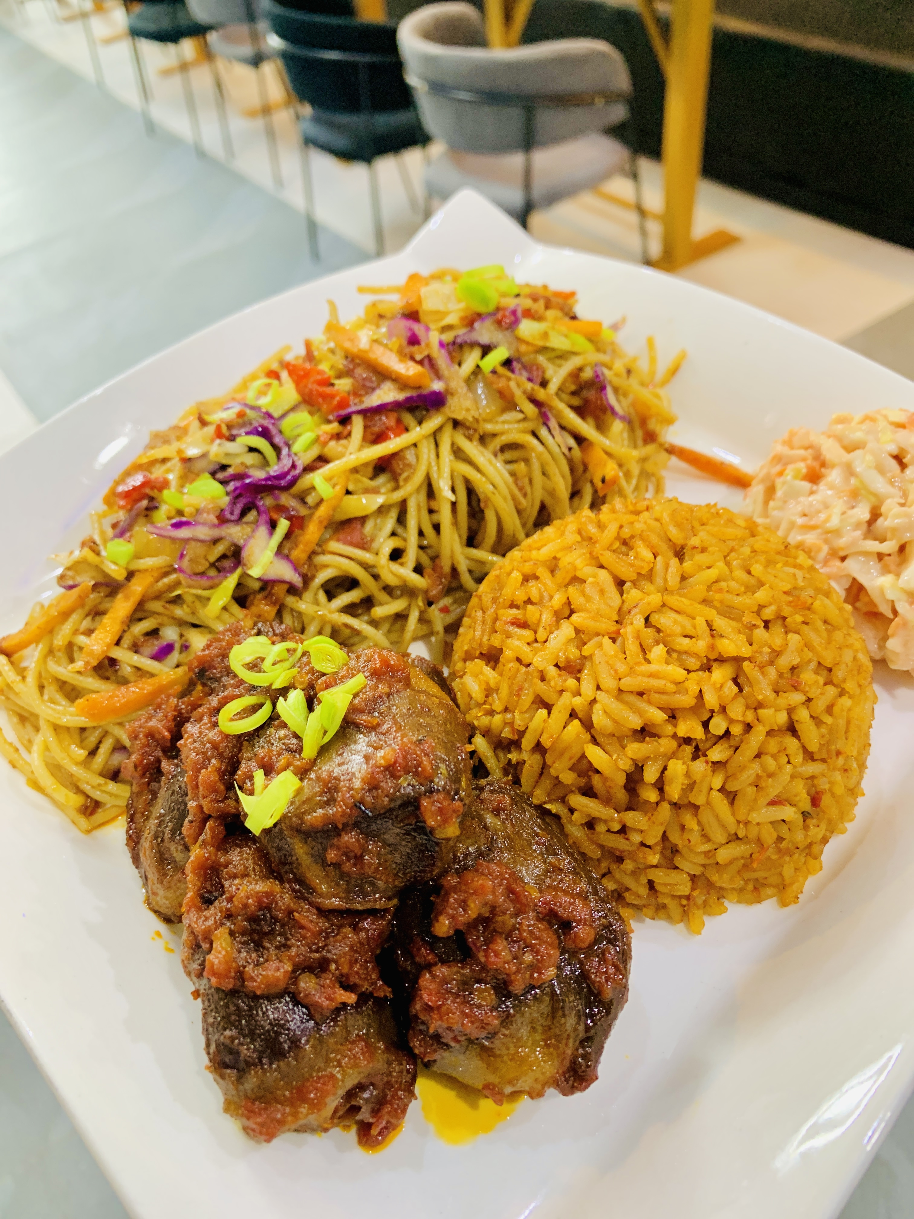 Rice | Spag | Chicken | Salad